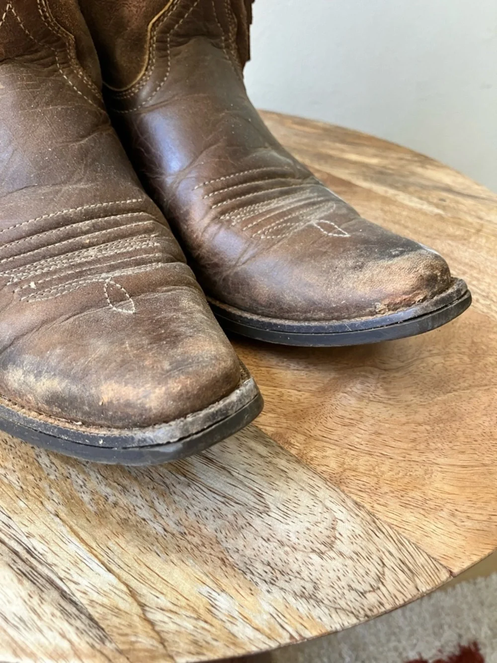 Ariat | Kid's Western Distressed Fringe Square Toe Cowboy Boot